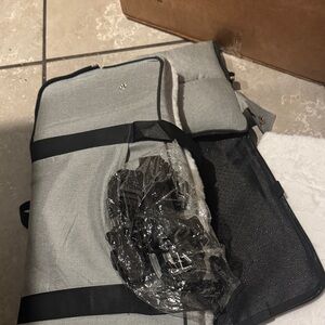 Gray Travel Bag with Accessories